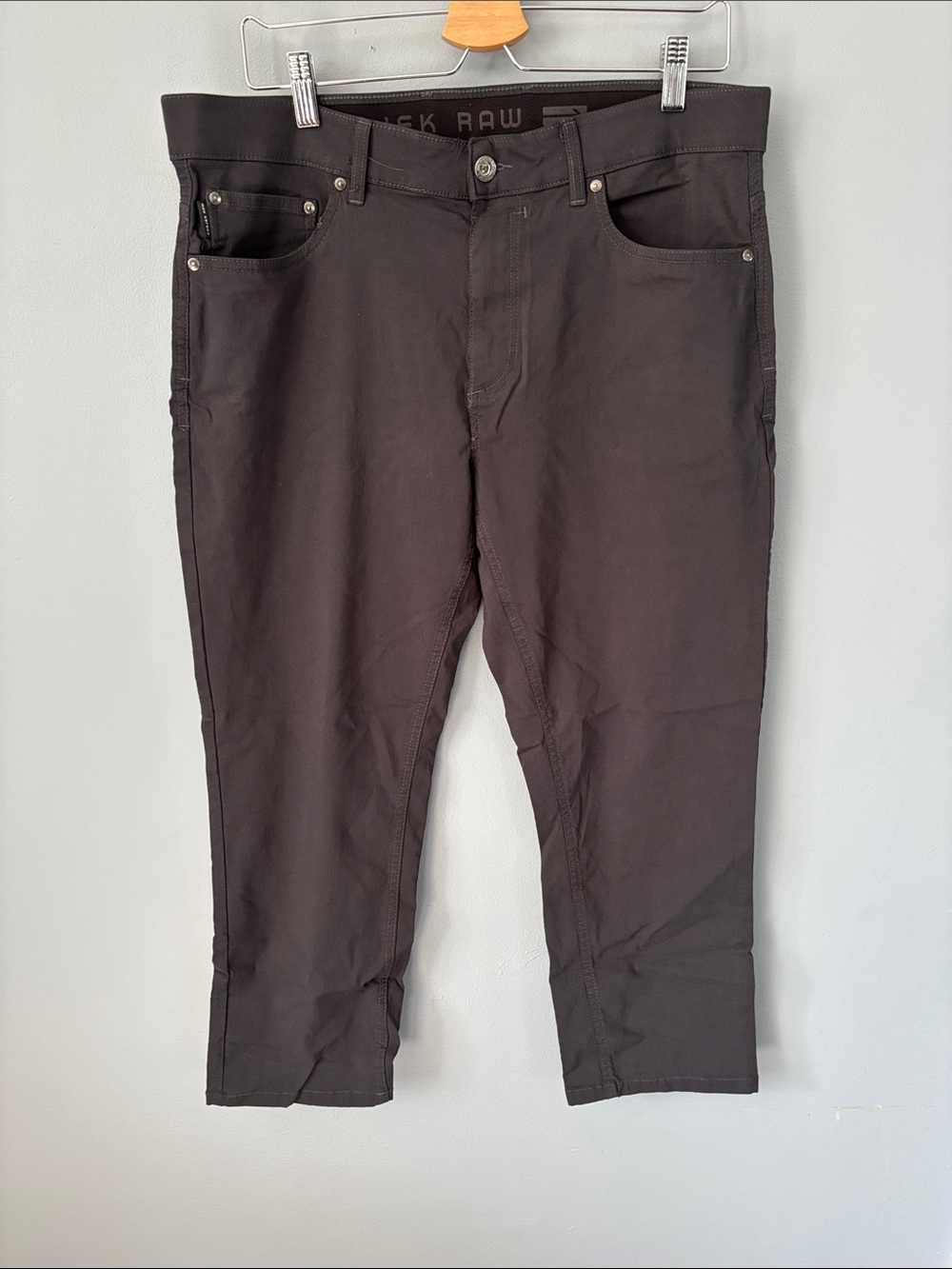 Projek RAW Men's Slim Dress Pants in Dark Brown